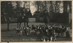 Wirral Warriers at Hoaton Hall, Hunting Dogs Postcard