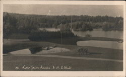 View From Annex, C.M.J. Club Postcard