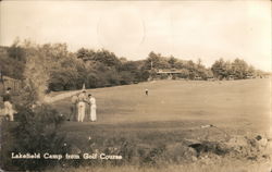 Lakefield Camp from Golf Course Canton, ME Postcard Postcard Postcard