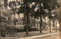 Washington School Postcard