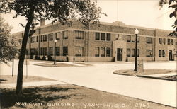 Municipal Building Yankton, SD Postcard Postcard Postcard