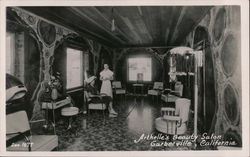 Arthelle's Beauty Salon Postcard