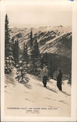 Conundrum Valley and Range from Ajax Mtn. Postcard