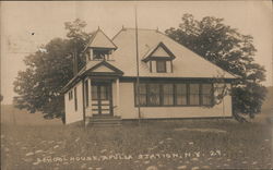 School House Postcard