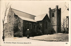 St. Cornelius Chapel Governors Island, NY Postcard Postcard Postcard