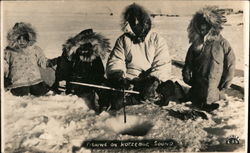 Fishing on Kotzebuc Sound Kotzebue Sound, AK Postcard Postcard Postcard