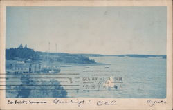 View of Beach Postcard