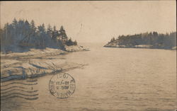 River Out to Ocean MacMahan, ME Postcard Postcard Postcard