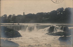 View of Skowhegan Falls Postcard