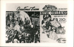 Greetings from New Orleans - 250th Anniversary 1718-1968 Postcard