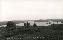 Parker Pond, Mt. Vernon, ME 335 Postcard