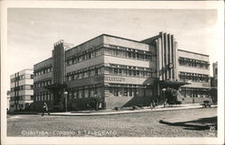 Correio e Telegrafo Postcard