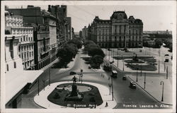 Avenida Leandro N. Alem Buenos Aires, Argentina Postcard Postcard Postcard