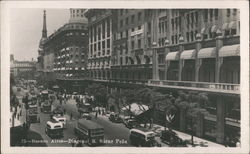 Diagonal R. Sienz Pena Postcard
