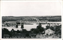 Bridge on Route 58 over Watts Bar Lake Postcard