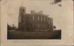 Large Brick Building Postcard