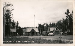 Entrance Banff Park Canada Misc. Canada Postcard Postcard Postcard