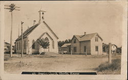 Baptist Church Oberlin, KS Postcard Postcard Postcard