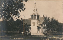 M.E. Church Odell, NE Postcard Postcard Postcard