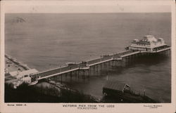 Victoria Pier From the Lees Postcard