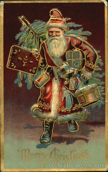 Santa with Toys Santa Claus