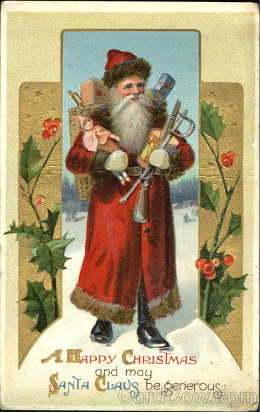 Santa With Toys Santa Claus
