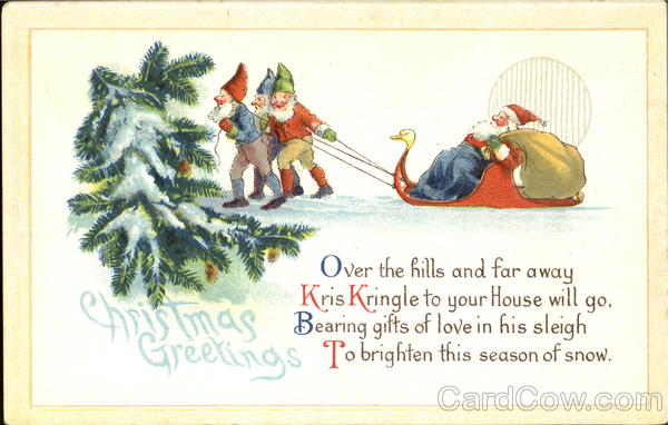 Santa and Elves Santa Claus