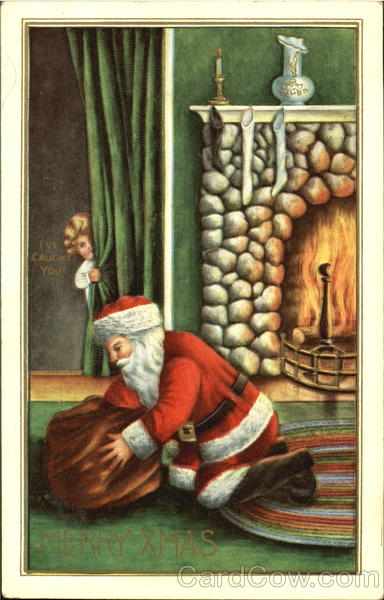 Santa and Child Santa Claus