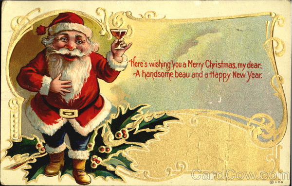 Santa Toast Santa Claus