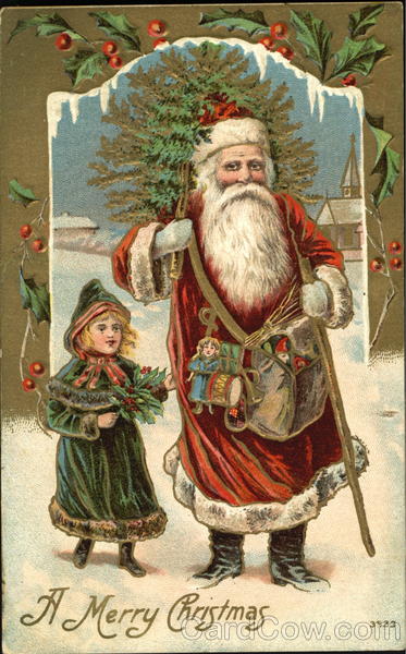 Santa with Girl Santa Claus