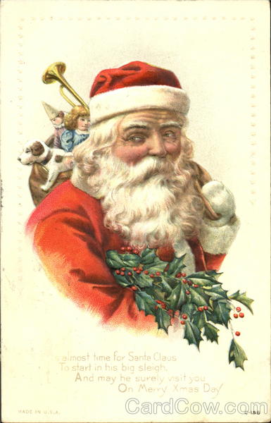 Santa with toys Santa Claus