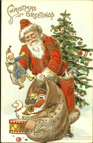 Christmas Greetings Santa Claus