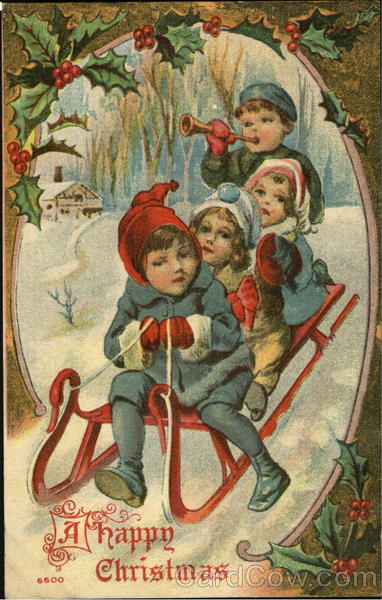 Children on Sled