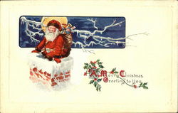 A Merry Christmas Greeting To You Postcard