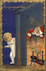Night Before Christmas Series 15 Santa Claus Postcard Postcard