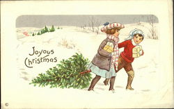 Joyous Christmas Postcard