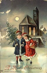 A Merry Christmas Postcard
