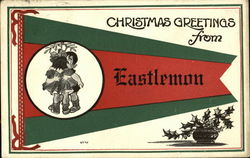 Christmas Greetings From Eastlemon Children Postcard Postcard