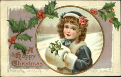A Happy Christmas Postcard
