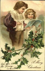 A Merry Christmas Postcard