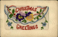 Christmas Greetings Postcard