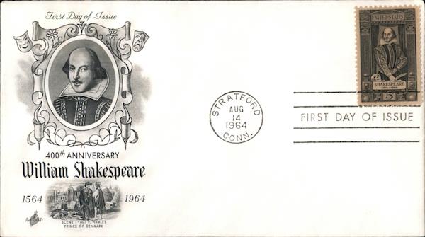 400th Anniversary William Shakespeare First Day Covers