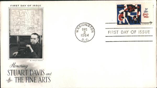 Honoring Stuart Davis and the Fine Arts First Day Covers