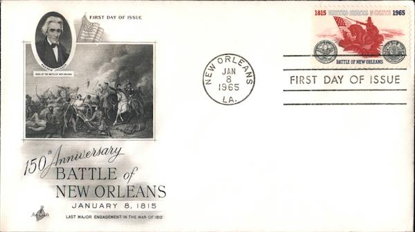 150th Anniversary Battle of New Orleans First Day Covers