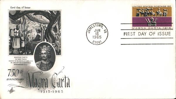 750th Anniversary of Magna Carta First Day Covers
