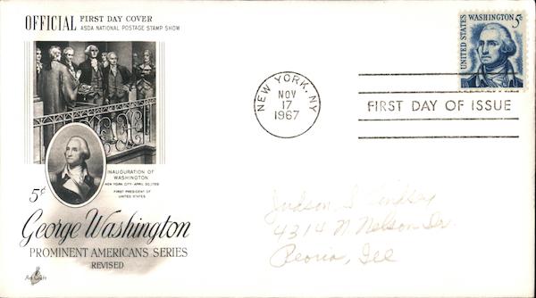Prominent American Series First Day Covers