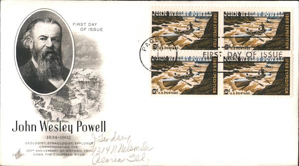 John Wesley Powell First Day Covers