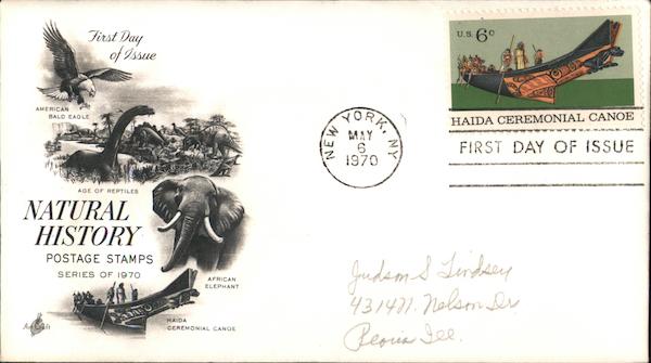 Natural History Series of 1970 First Day Covers