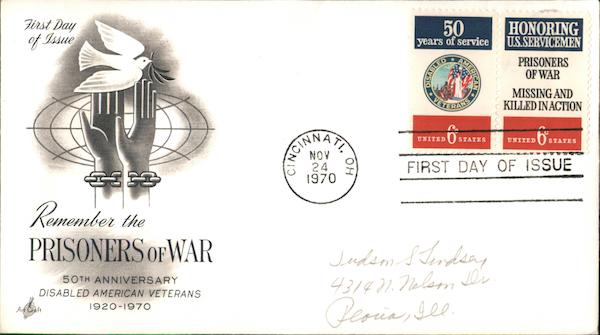 Remember the Prisoners of War First Day Covers