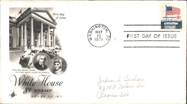 White House 8c Stamp Series of 1971 First Day Covers
